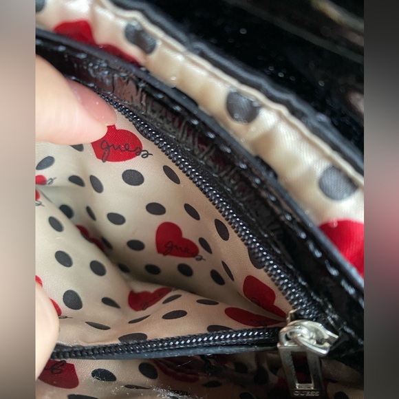 Guess Vintage y2k mini purse, long strap, black sequence and quilted - Picture 9 of 14